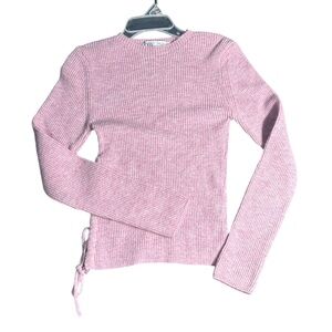 ZARA long sleeve pink sweater